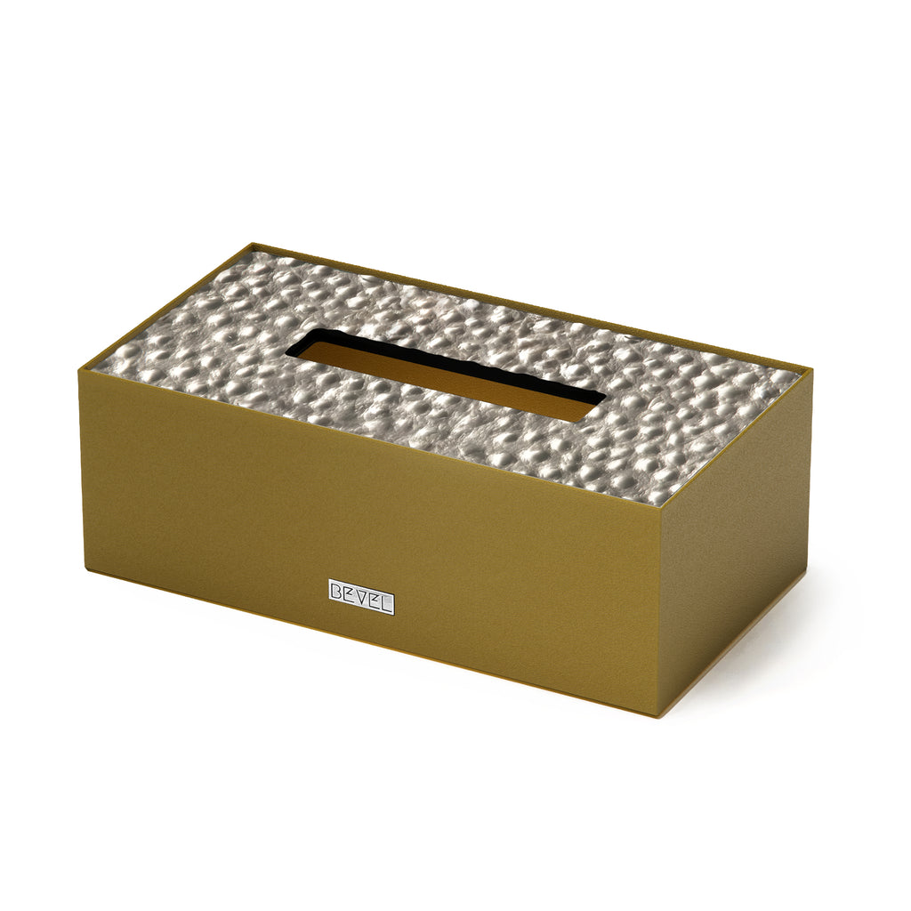 Brass Metal Tissue Box